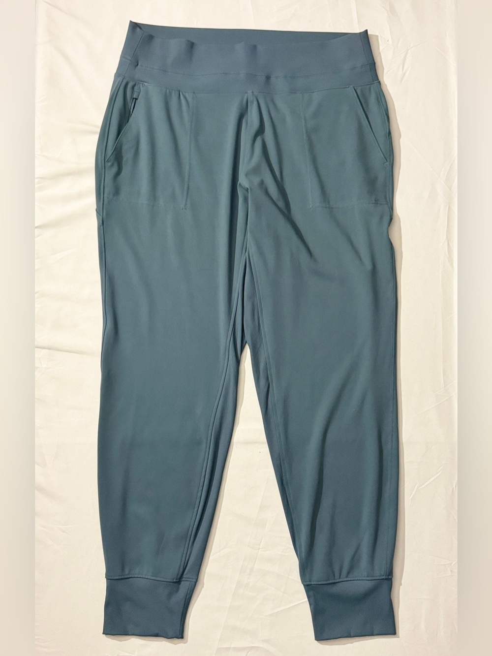 Athleta Venice High Rise Jogger Pants XL Tall Blue Gray Stretch Travel